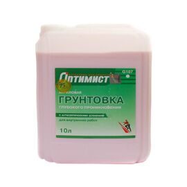 Грунтовка глубокого проникновения ОПТИМИСТ G107 (10л)